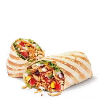 Cilantro Lime Veggie Loaded Wrap w/ Cheese