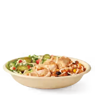 Habanero Chicken Loaded Bowl w/ Cheese
